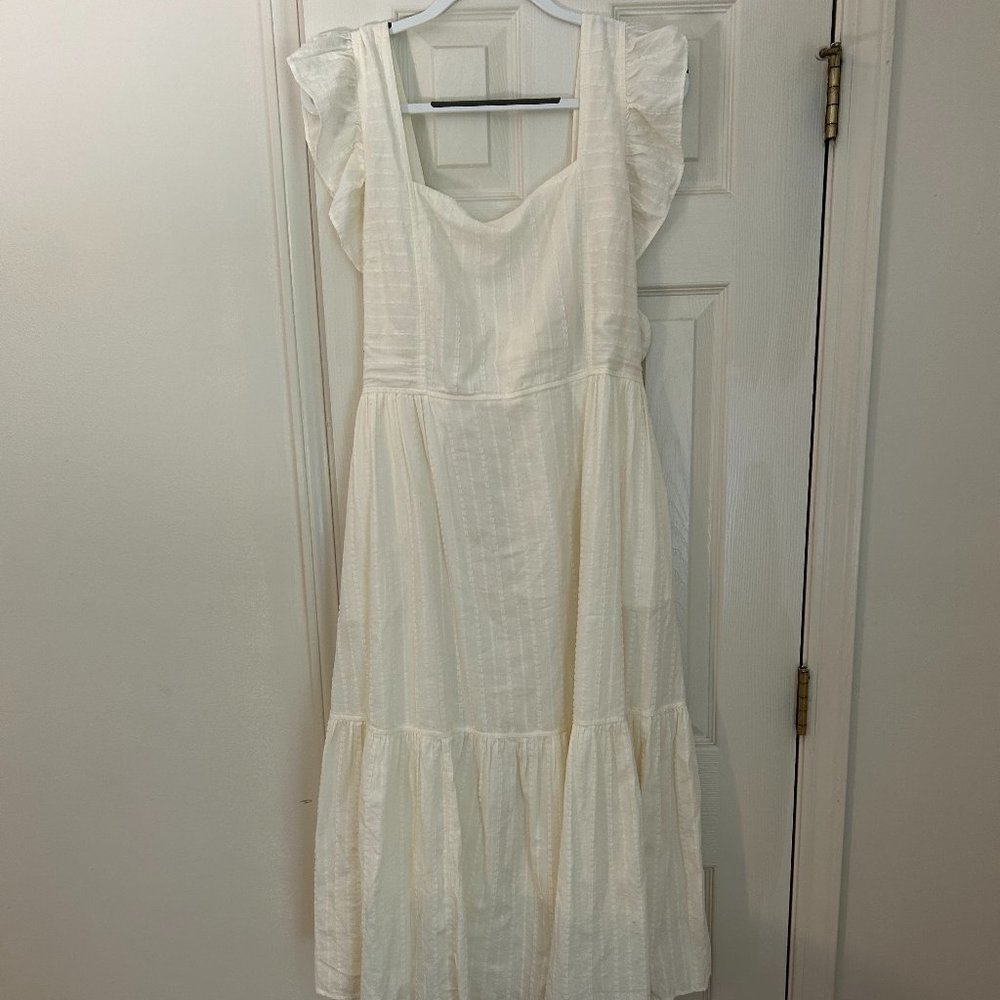 Madewell offwhite dress